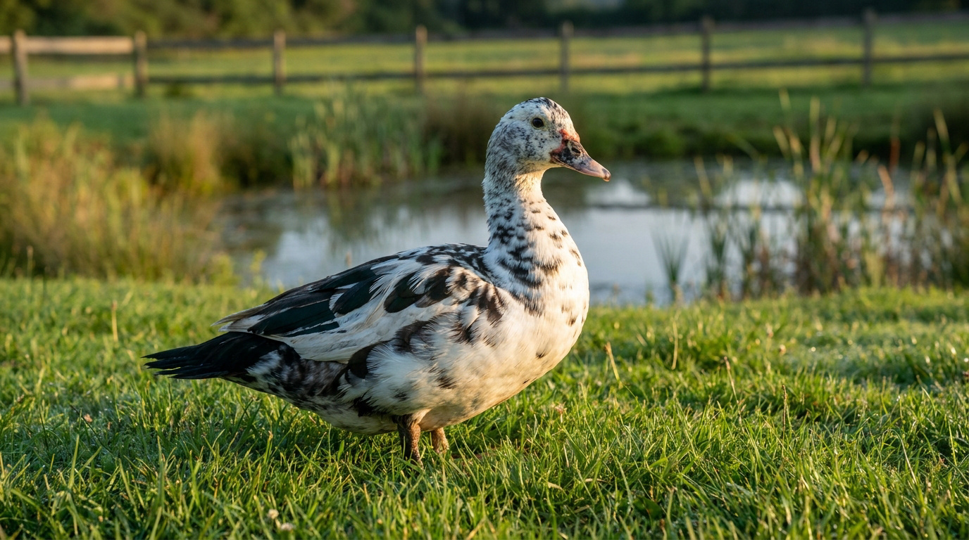 Canard mulard, hybride de Barbarie et de Pékin